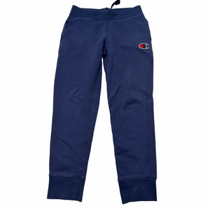 Champion Men Small Dark Blue Sweatpants Jogging Bottoms Drawstrings